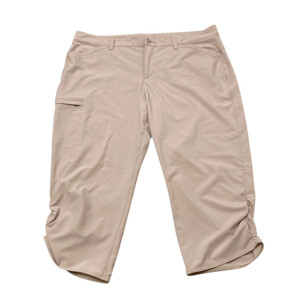 Eddie Bauer Carpi Cargo Hiking Pants Women’s Plus Size 18 Gorpcore Khaki Outdoor